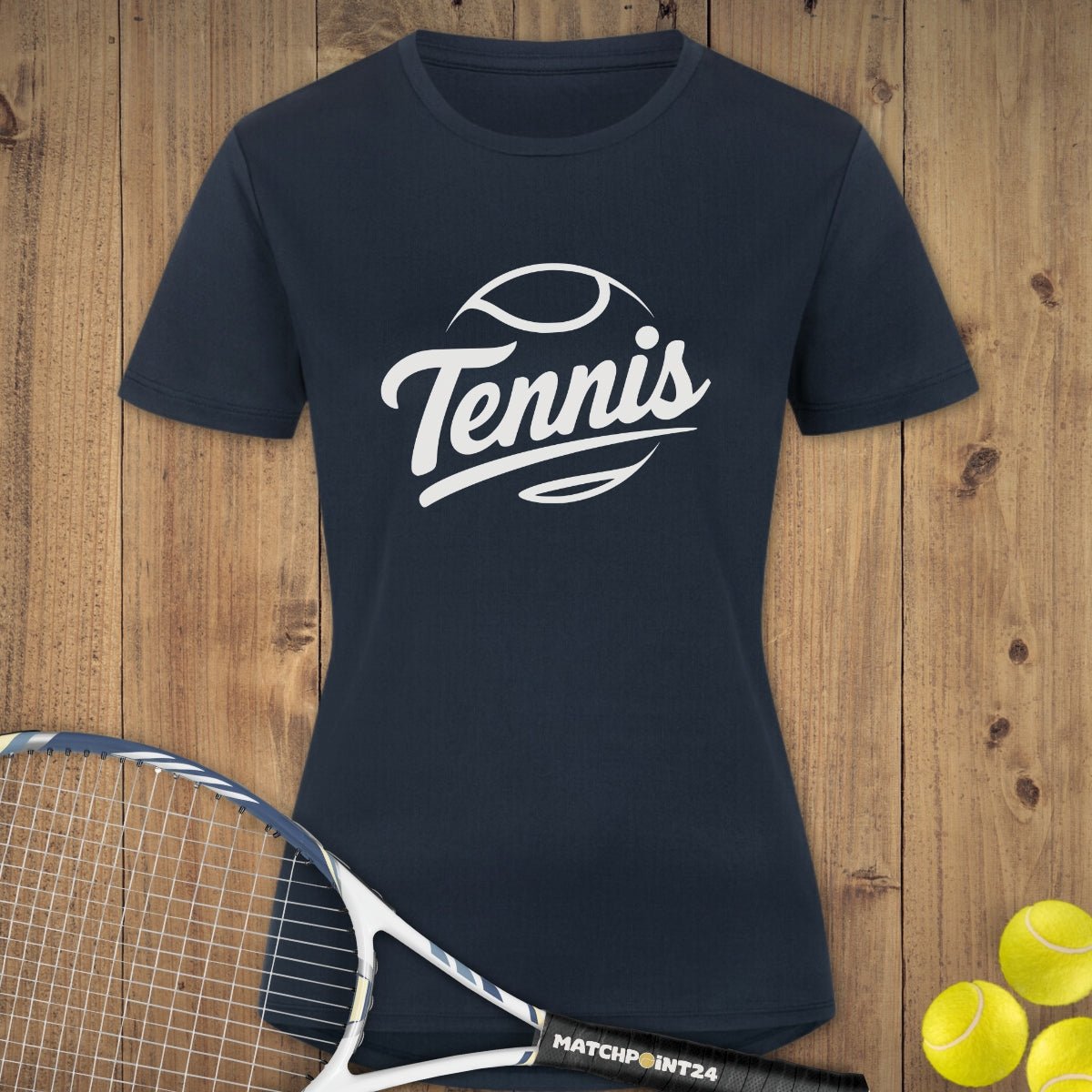 Tennisball 1024 | Damen Sport T-Shirt - Matchpoint24 - Kleidung für Tennisfans