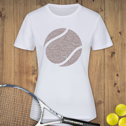 Tennisball | Damen Sport T-Shirt - Matchpoint24 - Kleidung für Tennisfans