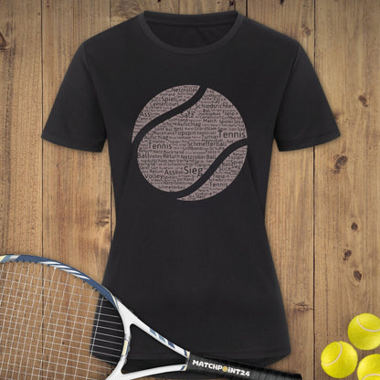 Tennisball | Damen Sport T-Shirt - Matchpoint24 - Kleidung für Tennisfans