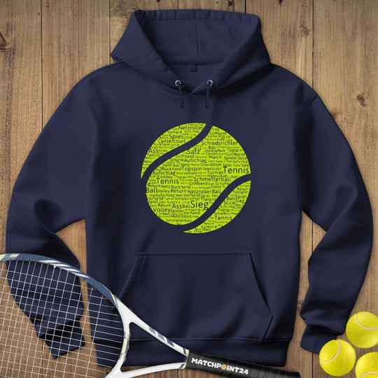 Tennisball Kapuzenpulli (limitiert) - Matchpoint24 - Kleidung für Tennisfans