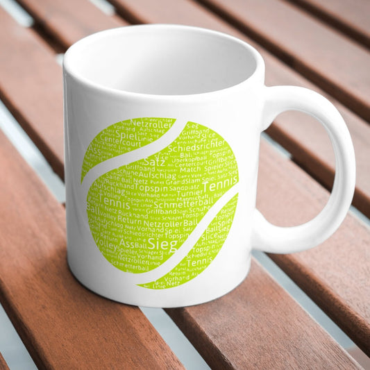 Tennisball knallig | Tasse - Matchpoint24 - Kleidung für Tennisfans