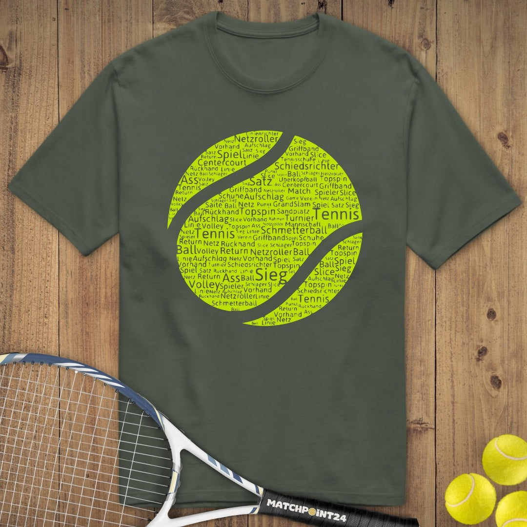 Tennisball | Premium Herren T-Shirt - Matchpoint24 - Kleidung für Tennisfans