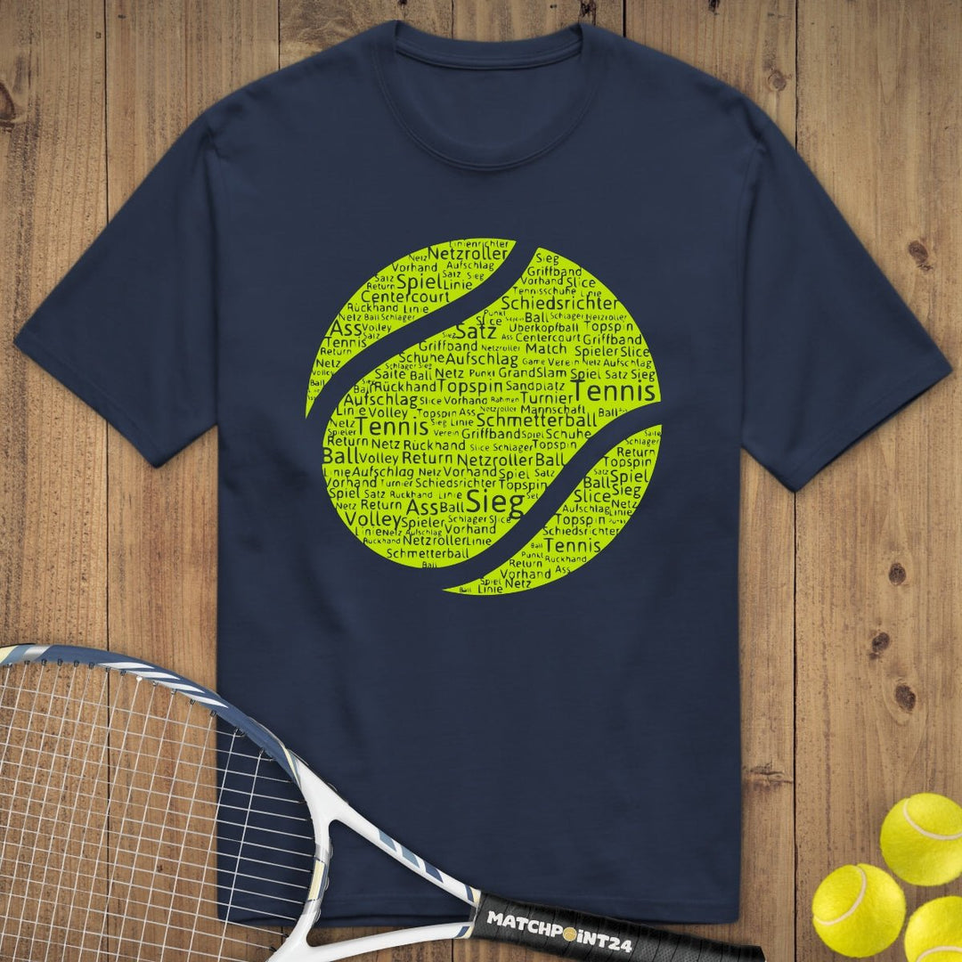 Tennisball | Premium Herren T-Shirt - Matchpoint24 - Kleidung für Tennisfans