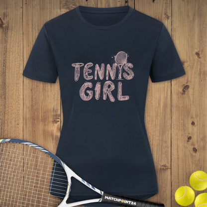 Tennisgirl | Damen Sport T-Shirt - Matchpoint24 - Kleidung für Tennisfans