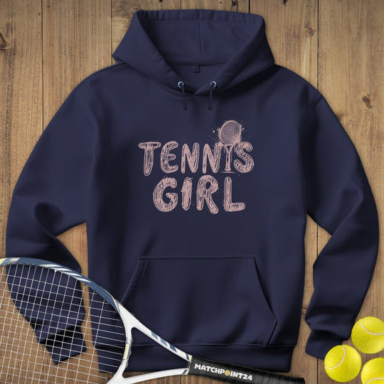 Tennisgirl | Hoodie (Unisex) - Matchpoint24 - Kleidung für Tennisfans