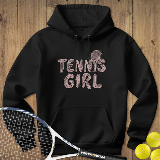 Tennisgirl | Hoodie (Unisex) - Matchpoint24 - Kleidung für Tennisfans