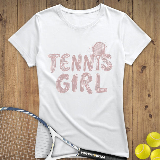 Tennisgirl | Premium Damen T-Shirt - Matchpoint24 - Kleidung für Tennisfans