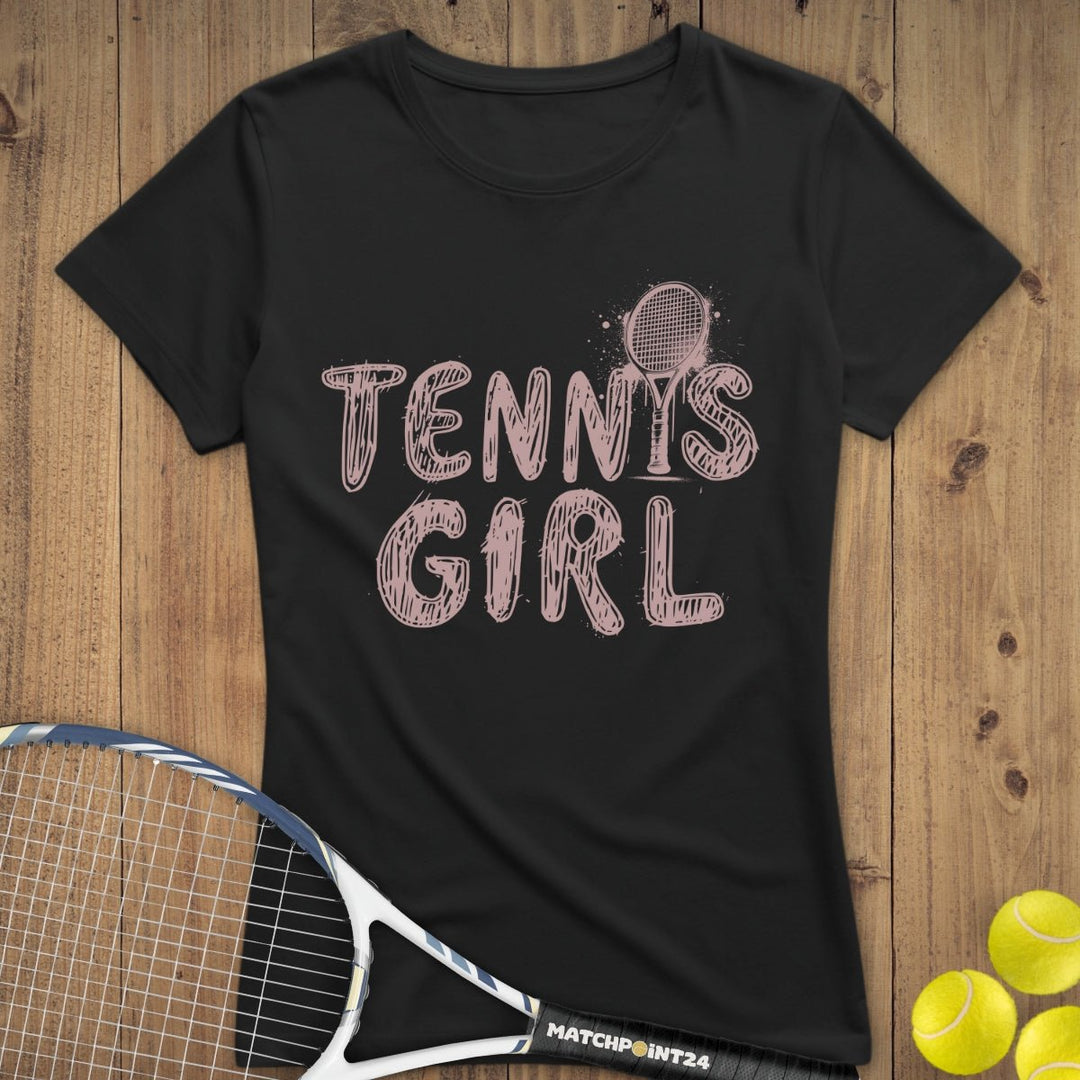 Tennisgirl | Premium Damen T-Shirt - Matchpoint24 - Kleidung für Tennisfans