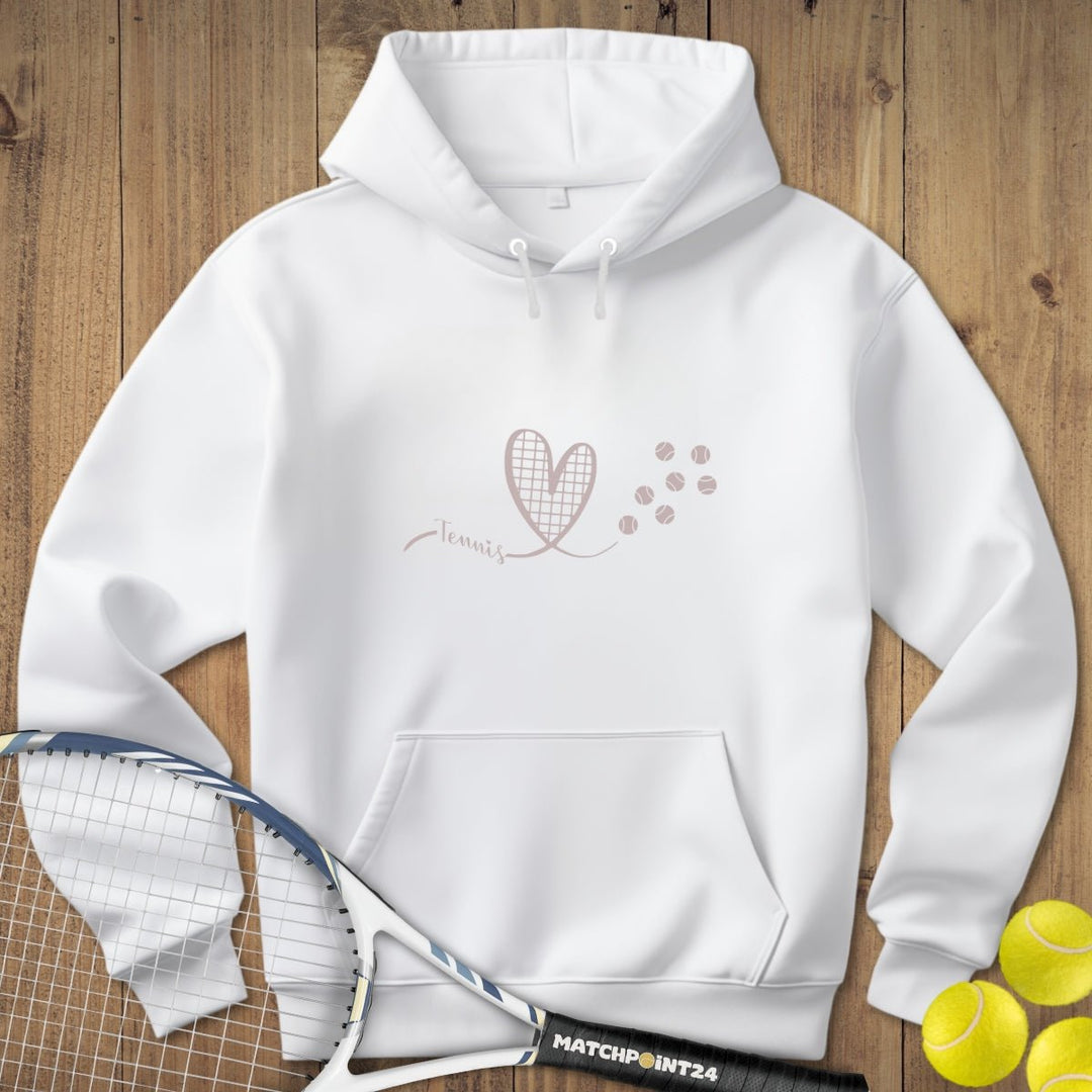 Tennisherz | Hoodie (Unisex) - Matchpoint24 - Kleidung für Tennisfans