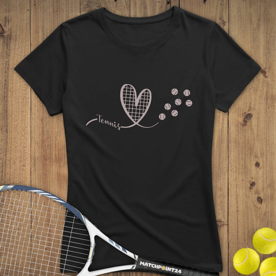 Tennisherz | Premium Damen T-Shirt - Matchpoint24 - Kleidung für Tennisfans