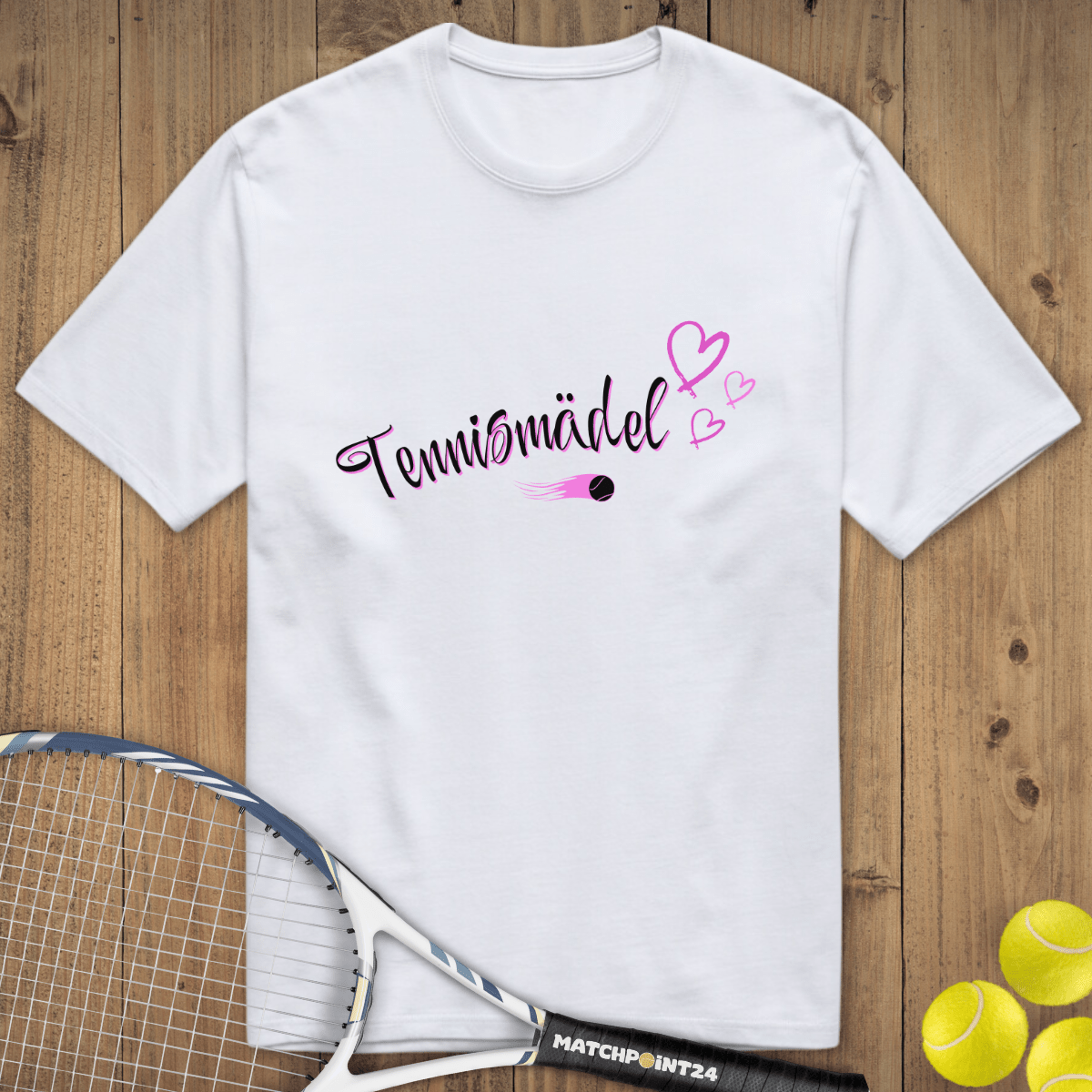 Tennismädel | Unisex Premium Organic T-Shirt - Matchpoint24 - Kleidung für Tennisfans