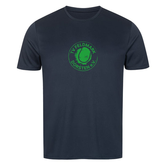 TV Feldmark Herren Sportshirt (Logo Grün mittig) - Matchpoint24 - Kleidung für Tennisfans