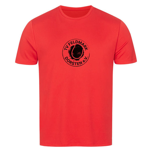 TV Feldmark Herren Sportshirt (Logo Schwarz mittig) - Matchpoint24 - Kleidung für Tennisfans
