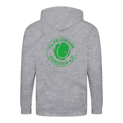 TV Feldmark | Kapuzenjacke Rückendruck (grünes Logo) - Matchpoint24 - Kleidung für Tennisfans