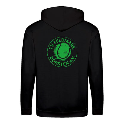 TV Feldmark | Kapuzenjacke Rückendruck (grünes Logo) - Matchpoint24 - Kleidung für Tennisfans