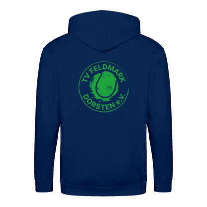 TV Feldmark | Kapuzenjacke Rückendruck (grünes Logo) - Matchpoint24 - Kleidung für Tennisfans