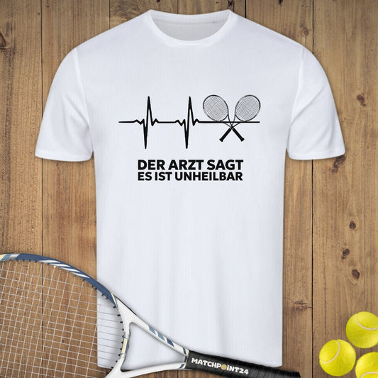Unheilbar | Herren Sport T-Shirt - Matchpoint24 - Kleidung für Tennisfans