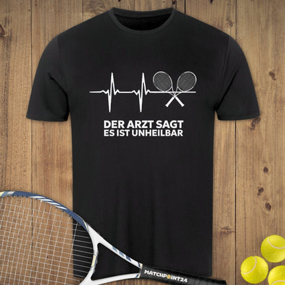 Unheilbar | Herren Sport T-Shirt - Matchpoint24 - Kleidung für Tennisfans