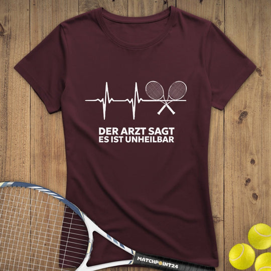 Unheilbar | Premium Damen T-Shirt - Matchpoint24 - Kleidung für Tennisfans