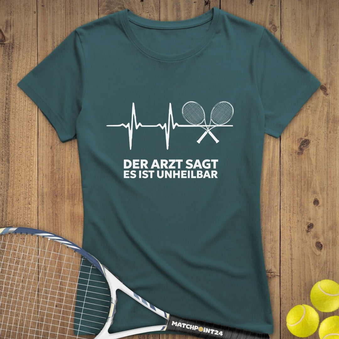 Unheilbar | Premium Damen T-Shirt - Matchpoint24 - Kleidung für Tennisfans