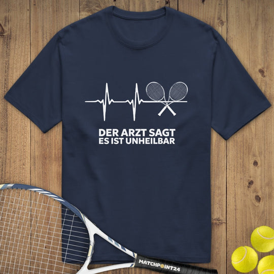 Unheilbar | Premium Herren T-Shirt - Matchpoint24 - Kleidung für Tennisfans