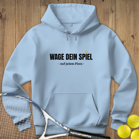 Wage dein Spiel | Hoodie (Unisex) - Matchpoint24 - Kleidung für Tennisfans