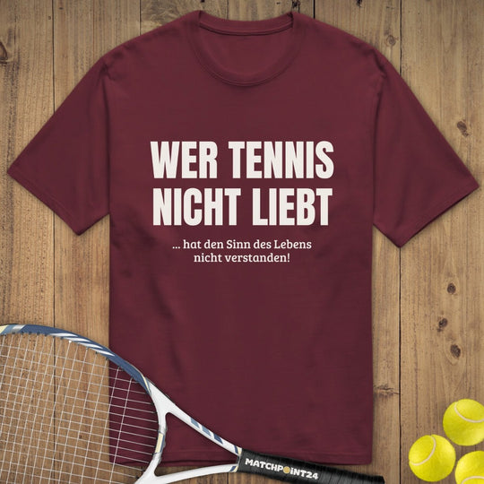 Wer Tennis nicht liebt | Premium Herren T-Shirt - Matchpoint24 - Kleidung für Tennisfans