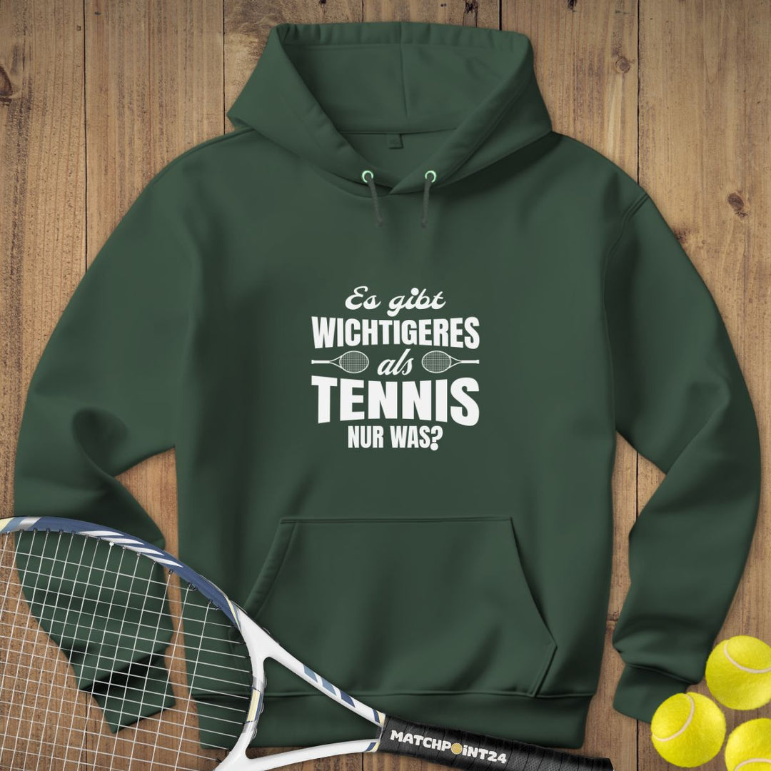 Wichtiger als Tennis | Hoodie (Unisex) - Matchpoint24 - Kleidung für Tennisfans