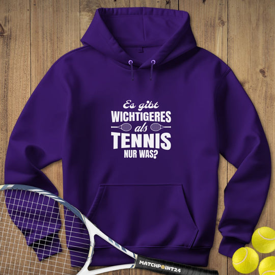 Wichtiger als Tennis | Hoodie (Unisex) - Matchpoint24 - Kleidung für Tennisfans