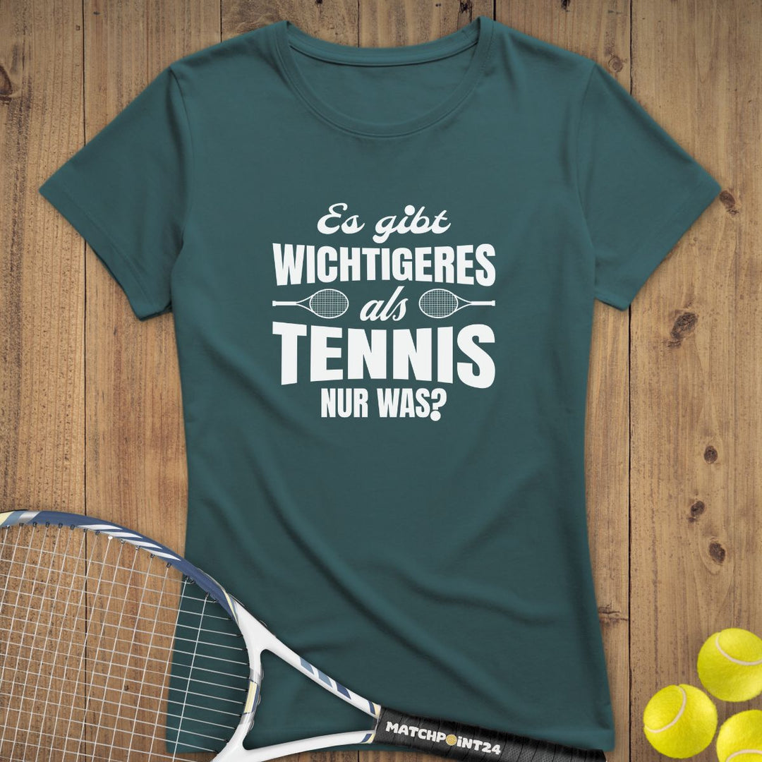 Wichtiger als Tennis | Premium Damen T-Shirt - Matchpoint24 - Kleidung für Tennisfans