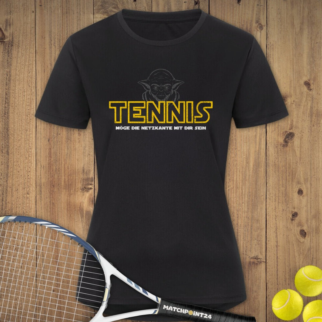 Yoda - Netzkante | Damen Sport T-Shirt - Matchpoint24 - Kleidung für Tennisfans