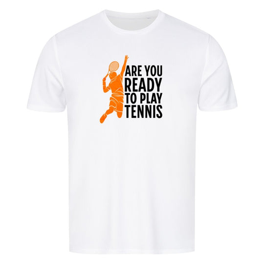 Are You Ready | Herren Sport T-Shirt - Matchpoint24 - Kleidung für Tennisfans