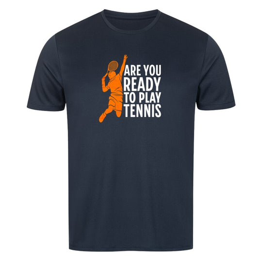 Are You Ready | Herren Sport T-Shirt - Matchpoint24 - Kleidung für Tennisfans