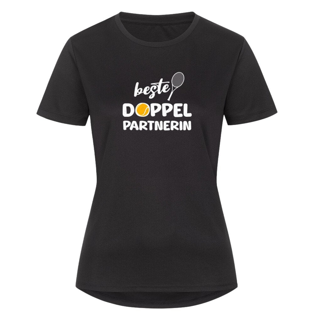 Beste Doppelpartnerin | Damen Sport T-Shirt - Matchpoint24 - Kleidung für Tennisfans