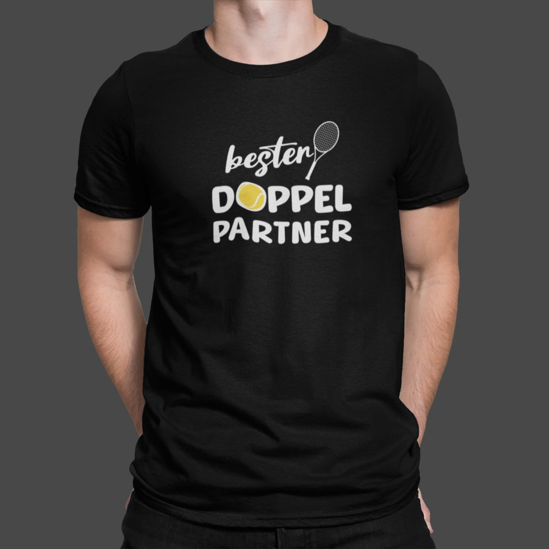 Bester Doppelpartner | Premium Herren T-Shirt - Matchpoint24 - Kleidung für Tennisfans