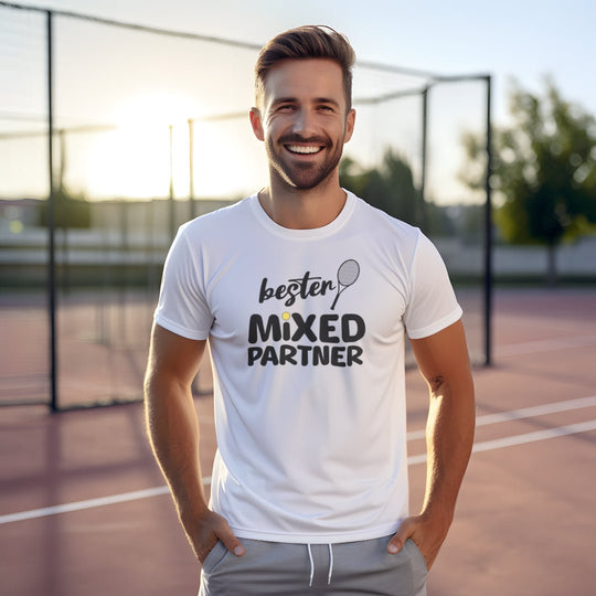 Bester Mixed Partner | Herren Sport T-Shirt - Matchpoint24 - Kleidung für Tennisfans