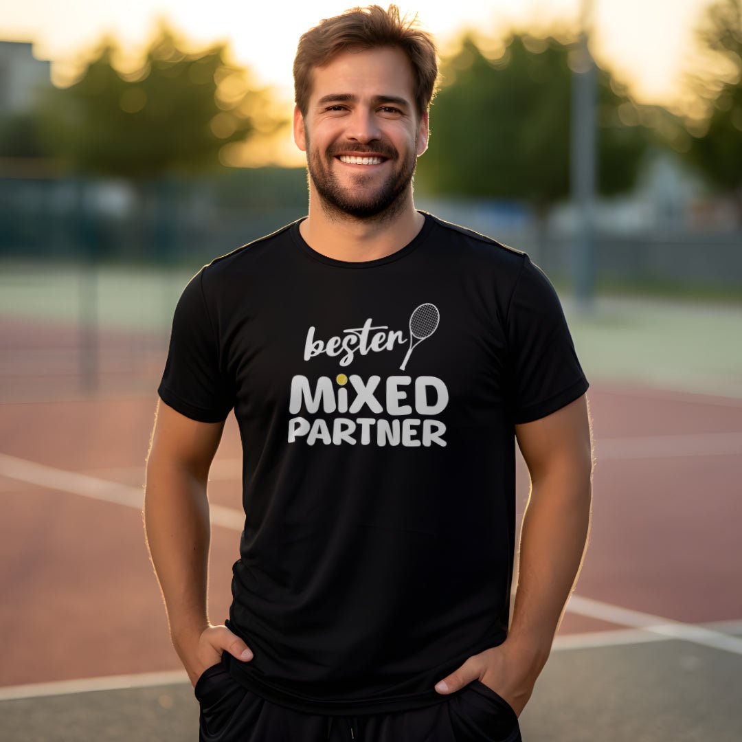 Bester Mixed Partner | Herren Sport T-Shirt - Matchpoint24 - Kleidung für Tennisfans