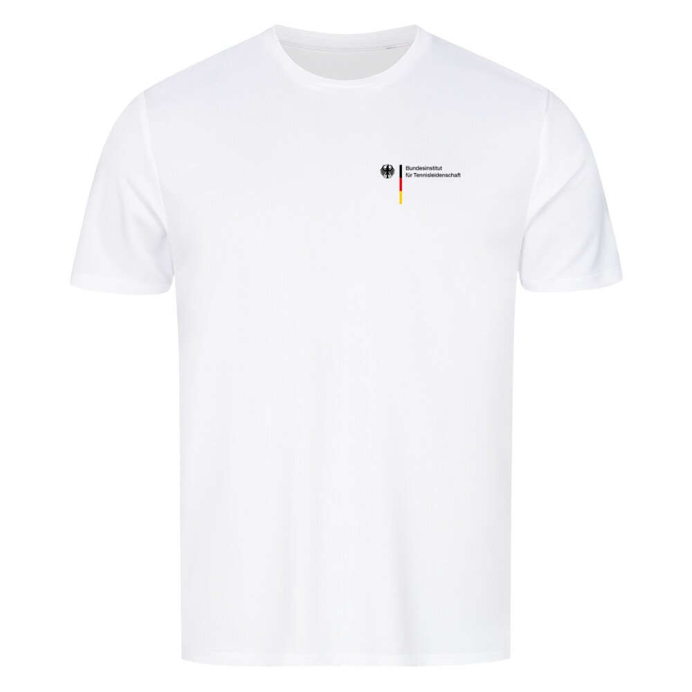 Bundesinstitut für Tennisleidenschaft | Herren Sport T-Shirt Brustdruck - Matchpoint24 - Kleidung für Tennisfans