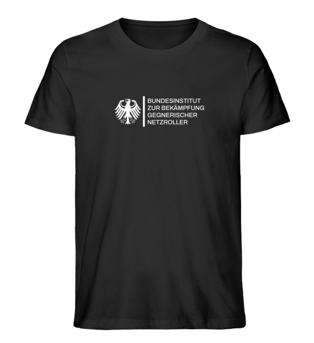 Bundesinstitut Netzroller | Premium Herren T-Shirt - Matchpoint24 - Kleidung für Tennisfans