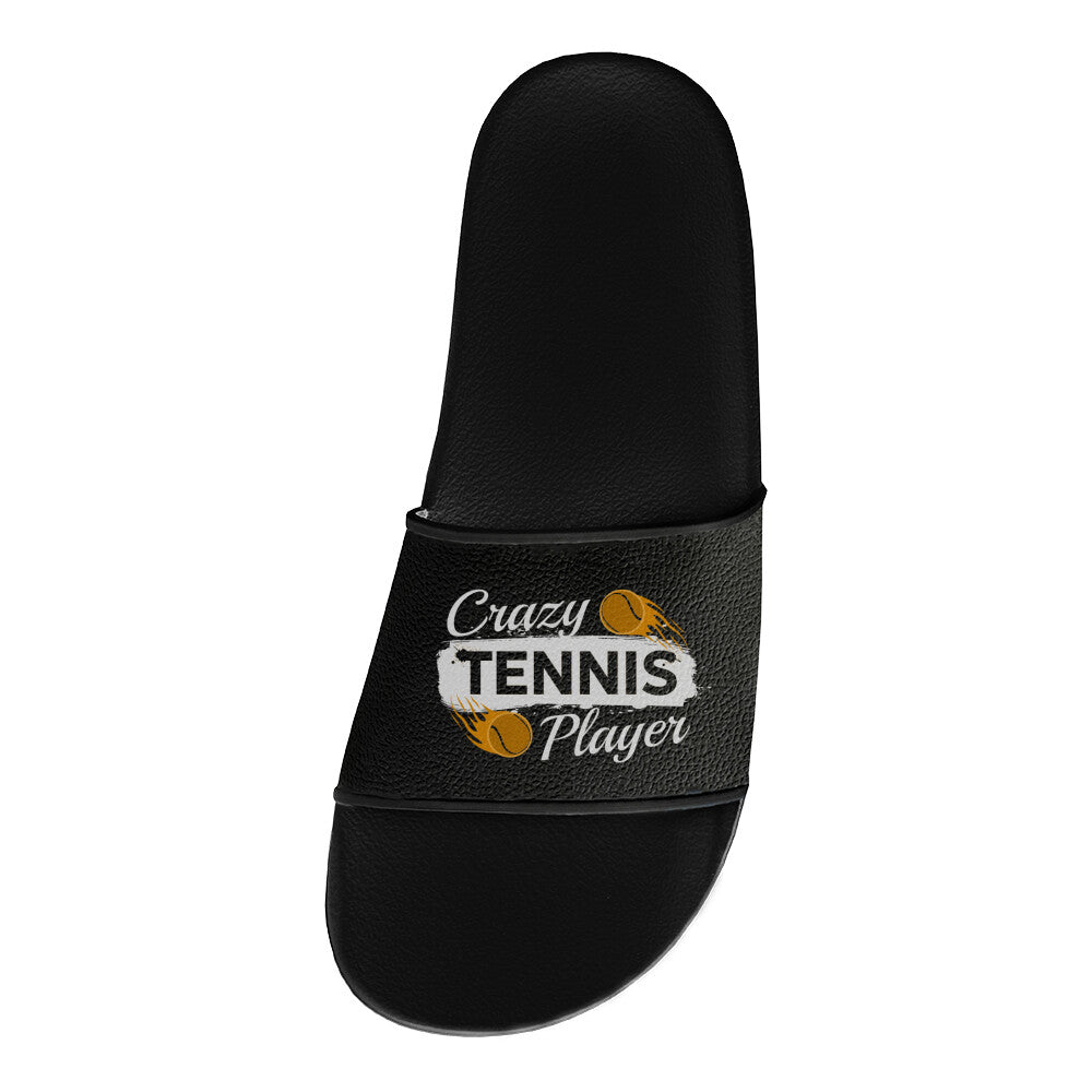 Crazy Tennis Player | Badelatschen - Matchpoint24 - Kleidung für Tennisfans