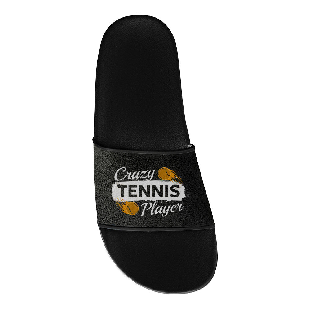 Crazy Tennis Player | Badelatschen - Matchpoint24 - Kleidung für Tennisfans