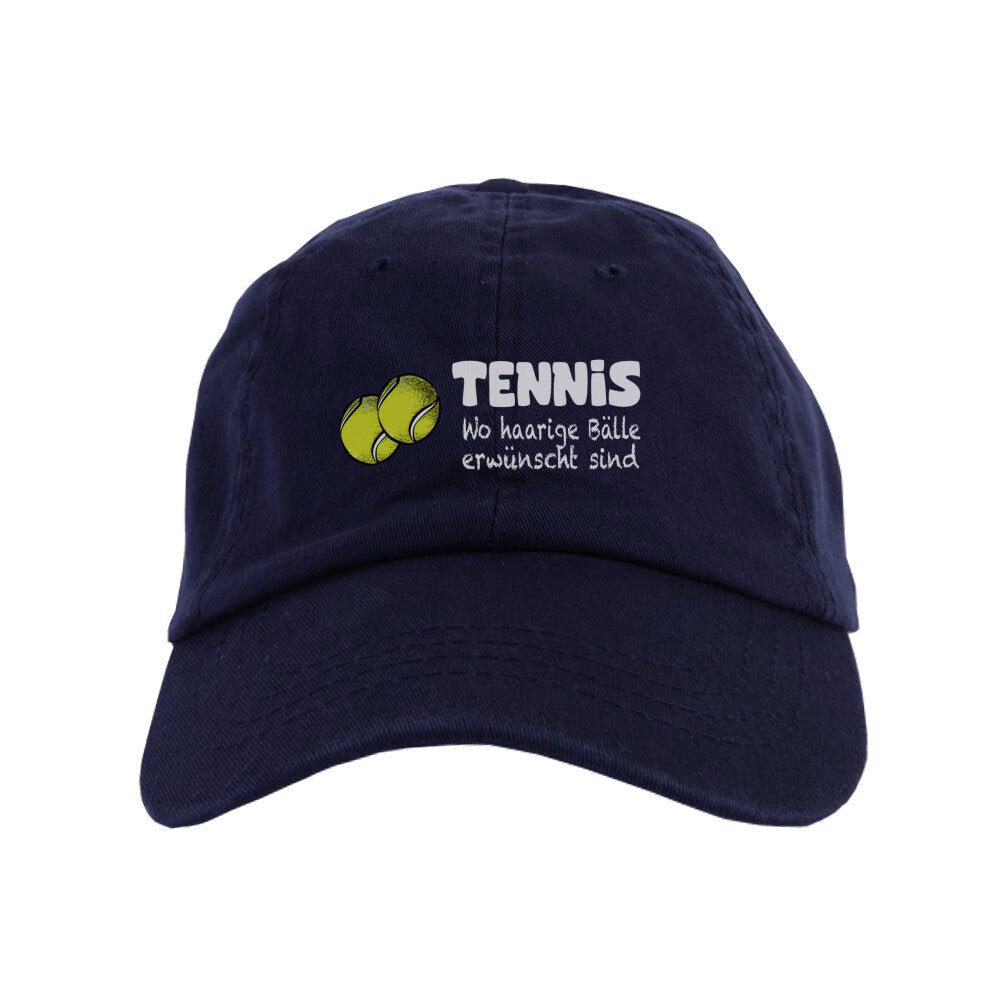 Haarige Bälle erwünscht | Organic Cap - Matchpoint24 - Kleidung für Tennisfans