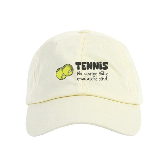 Haarige Bälle erwünscht | Organic Cap - Matchpoint24 - Kleidung für Tennisfans