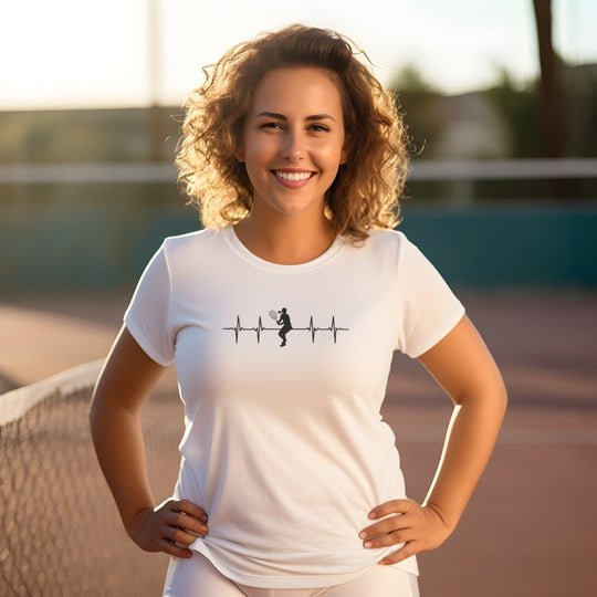 Herzschlag | Damen Sport T-Shirt - Matchpoint24 - Kleidung für Tennisfans
