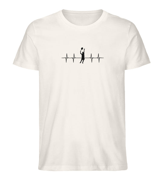 Herzschlag - Tennismann | Premium Herren T-Shirt - Matchpoint24 - Kleidung für Tennisfans
