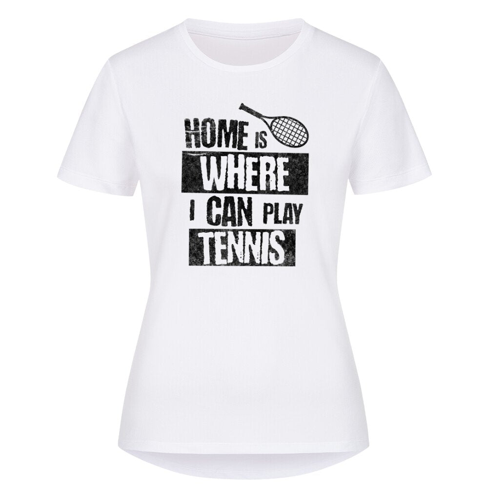 Home Is | Damen Sport T-Shirt - Matchpoint24 - Kleidung für Tennisfans