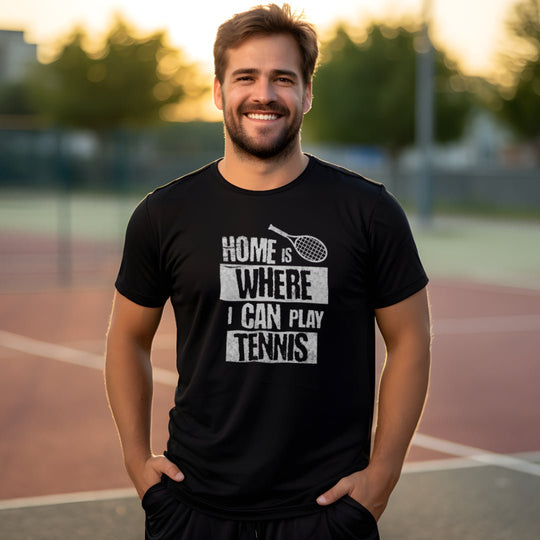 Home Is | Herren Sport T-Shirt - Matchpoint24 - Kleidung für Tennisfans