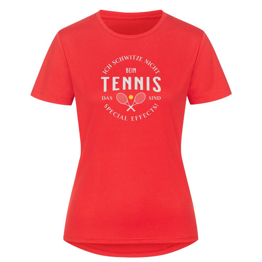 Ich schwitze nicht | Damen Sport T-Shirt - Matchpoint24 - Kleidung für Tennisfans