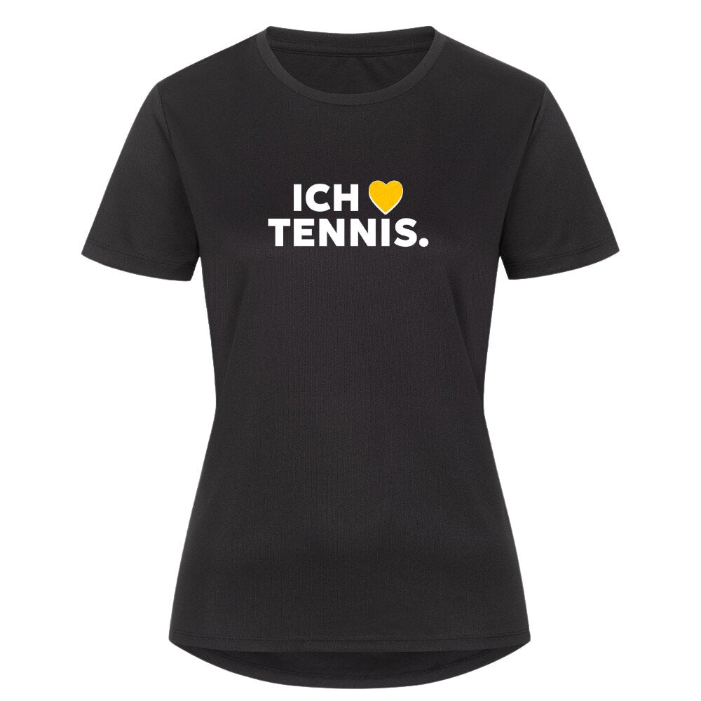 Ich steh auf Tennis | Damen Sport T-Shirt - Matchpoint24 - Kleidung für Tennisfans