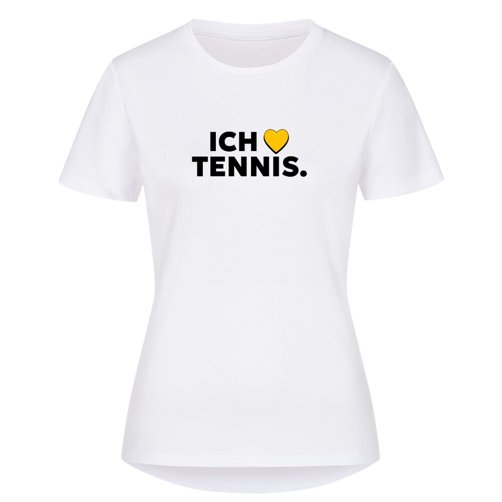 Ich steh auf Tennis | Damen Sport T-Shirt - Matchpoint24 - Kleidung für Tennisfans